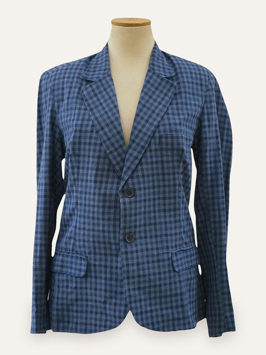 Ermenegildo Zegna Tessuto Gingham Check Blazer