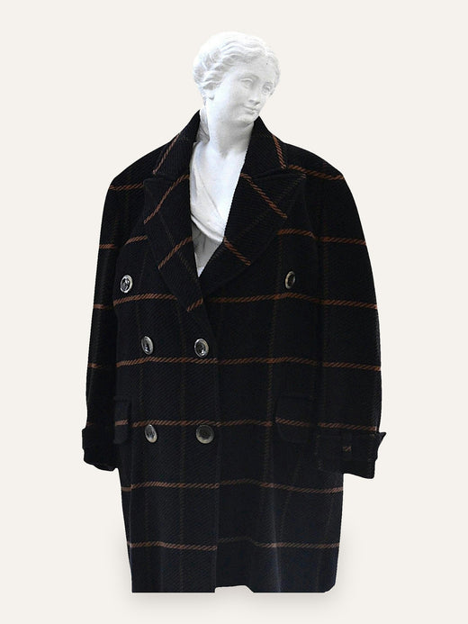 Giorgio Armani 1980s Double Breasted Overcoat