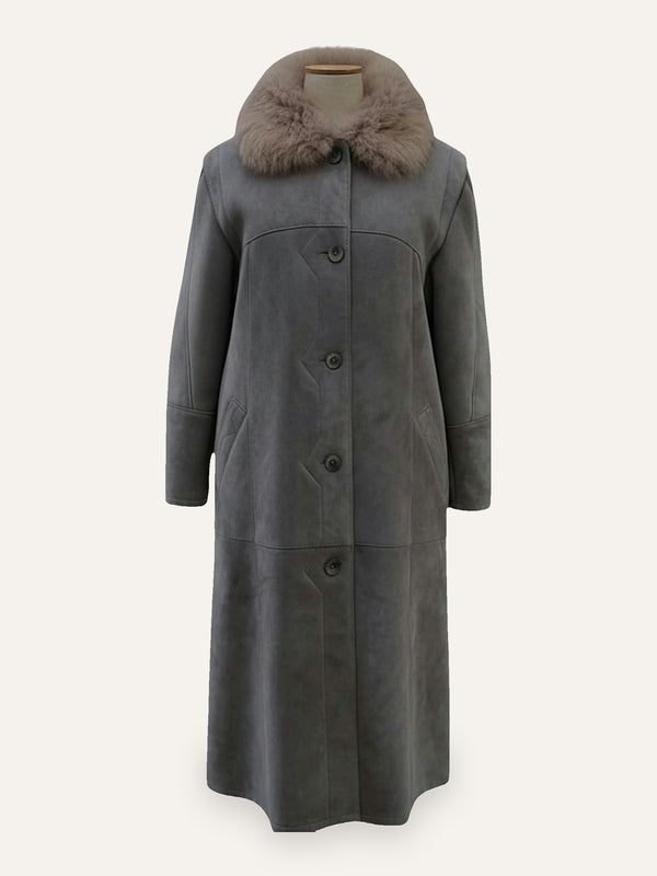 Vintage Long Shearling Coat
