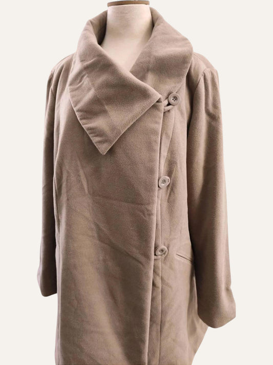 Asymmetric Wool Coat