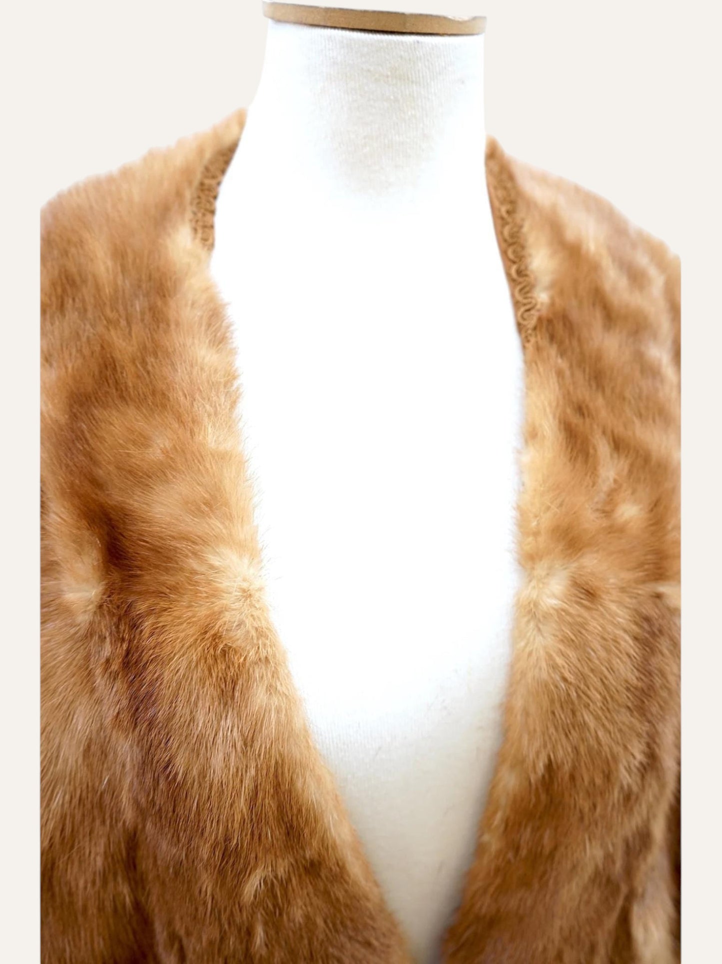 Real Fur Cape Poncho