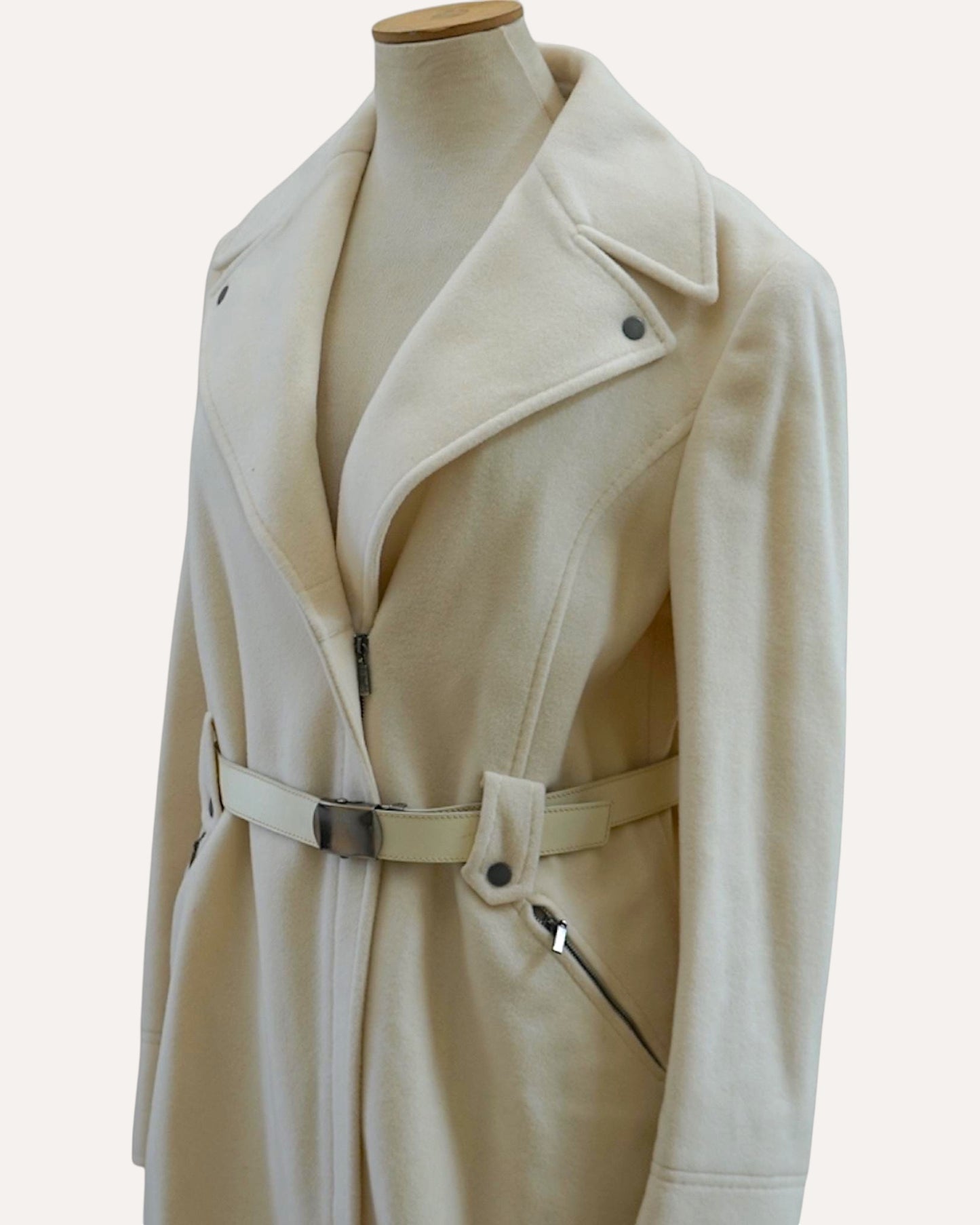 Quattro Più Misto Cashmere Belted Coat