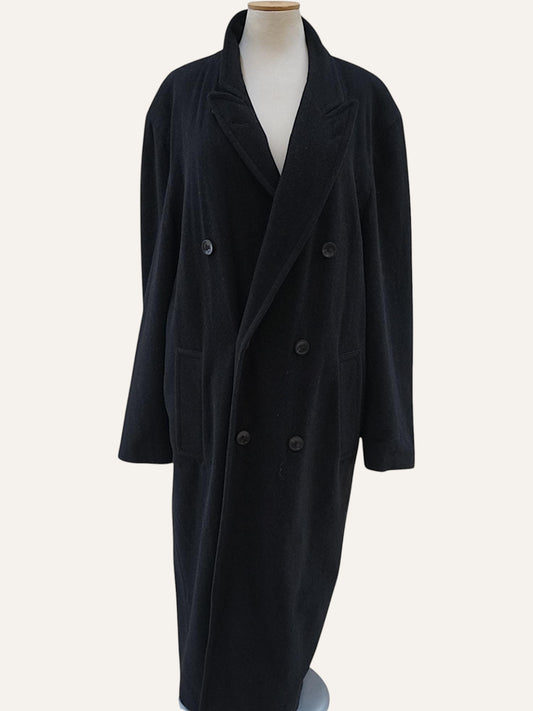Pohland Exklusiv Wool Cashmere Double-Breasted Overcoat