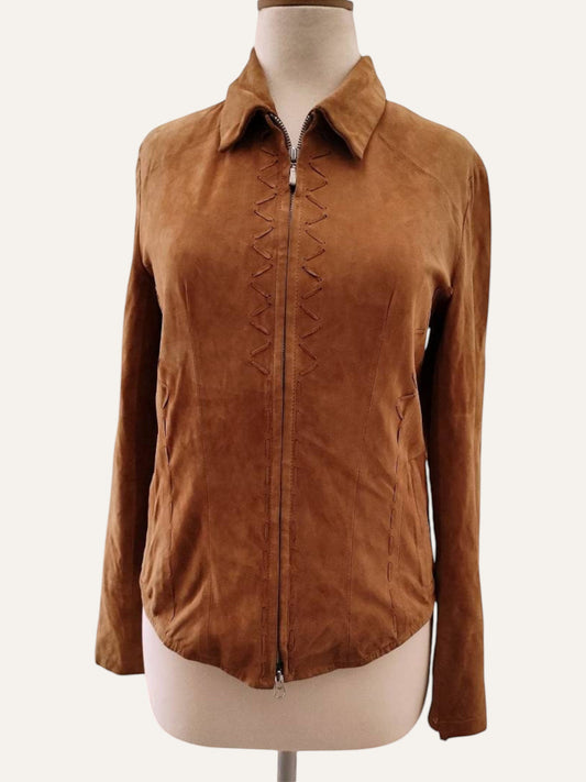 Vintage Suede Leather Overshirt