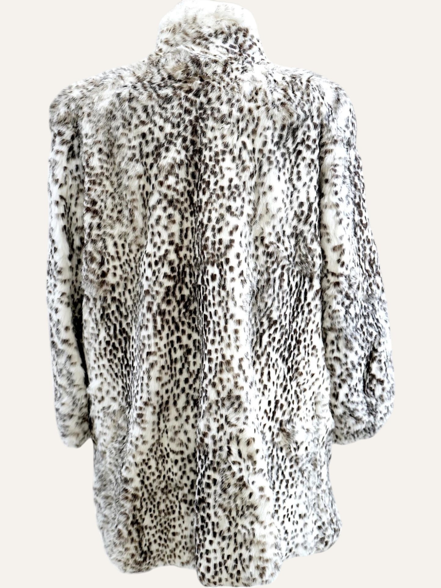 Black & White Fur Coat