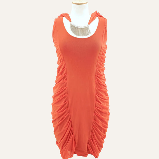 Ruched Sleeveless Dress