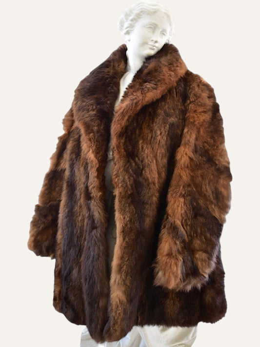 Firenze Ombre Swing Fur Coat