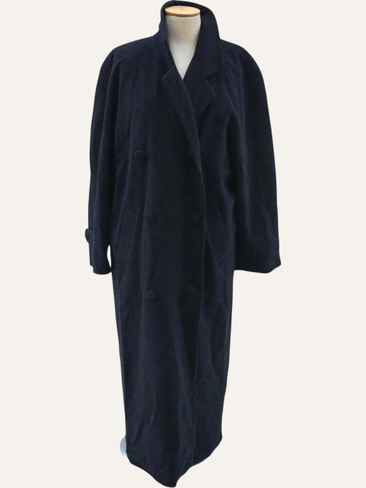 Novelti Double-Breasted Wool Maxi Coat
