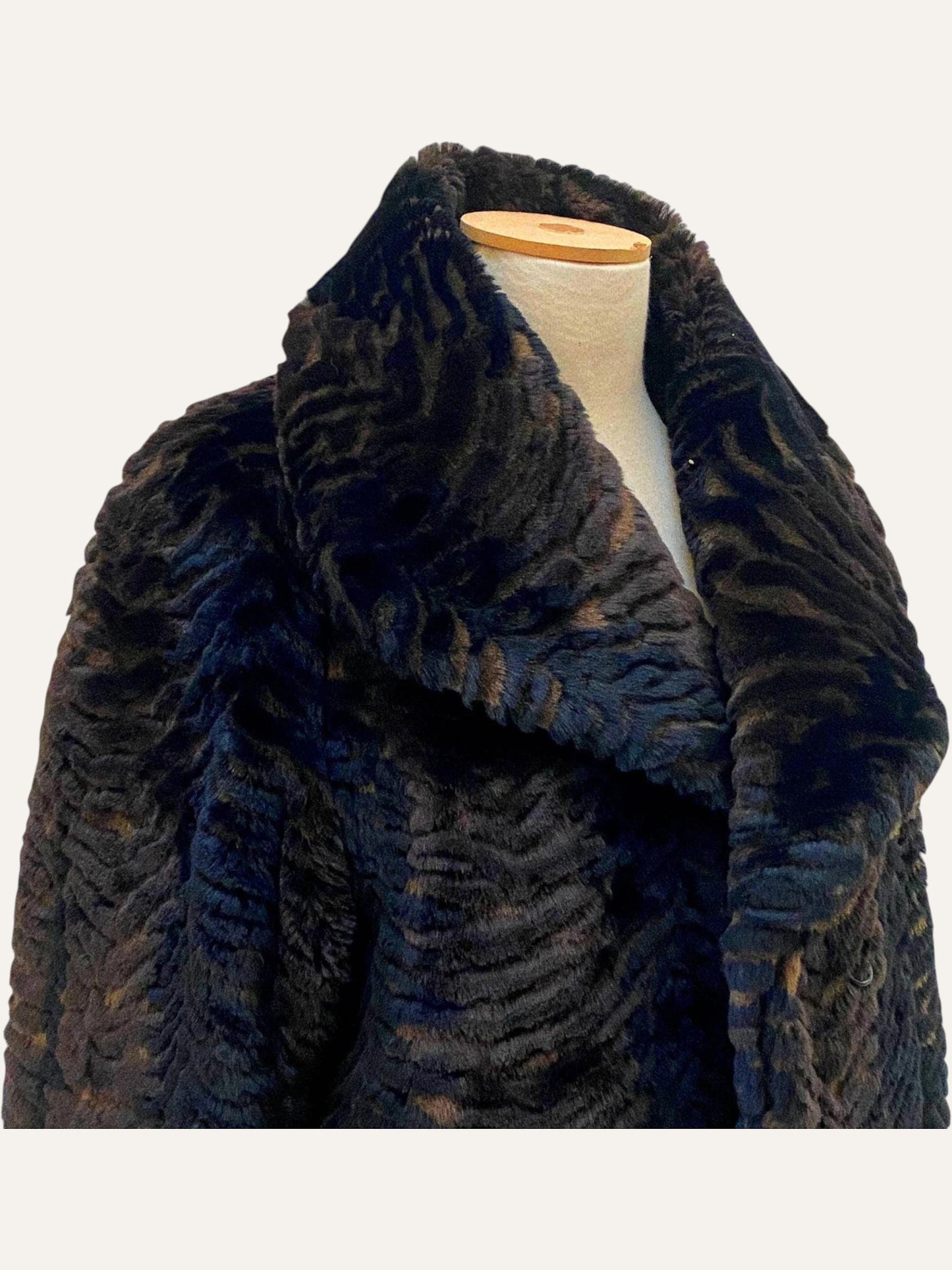 Vintage Vegan Fur Coat