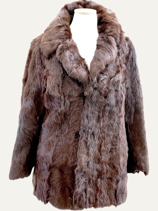 Vintage Teddy Fur Coat