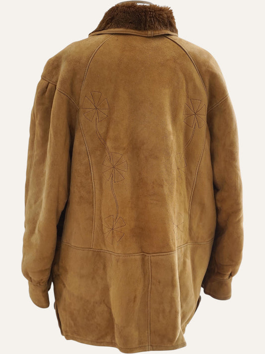 Parma Sheepskin Batwing Shearling Coat