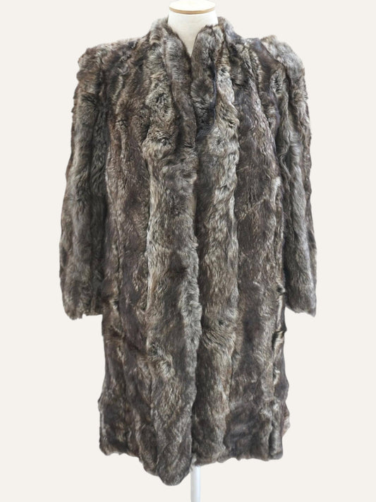 Vintage Real Fur Winter Coat