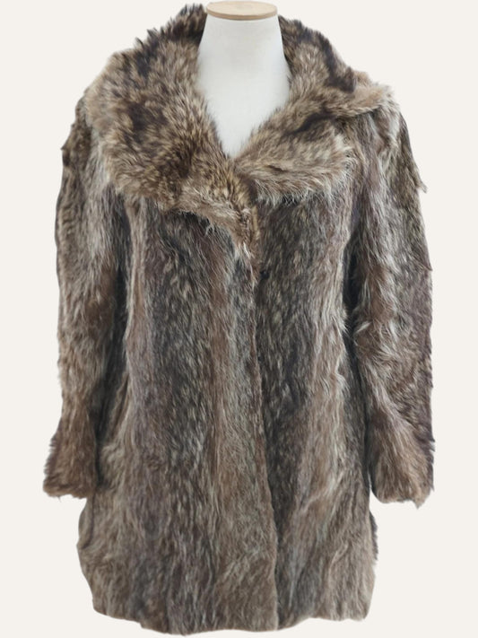 1980s Teddy Bear Real Fur Coat