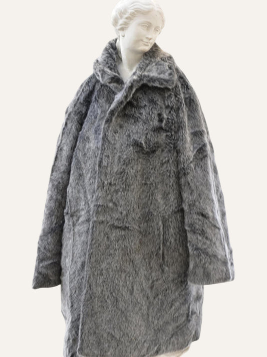 Artisan Long Hair Fur Oversized Coat