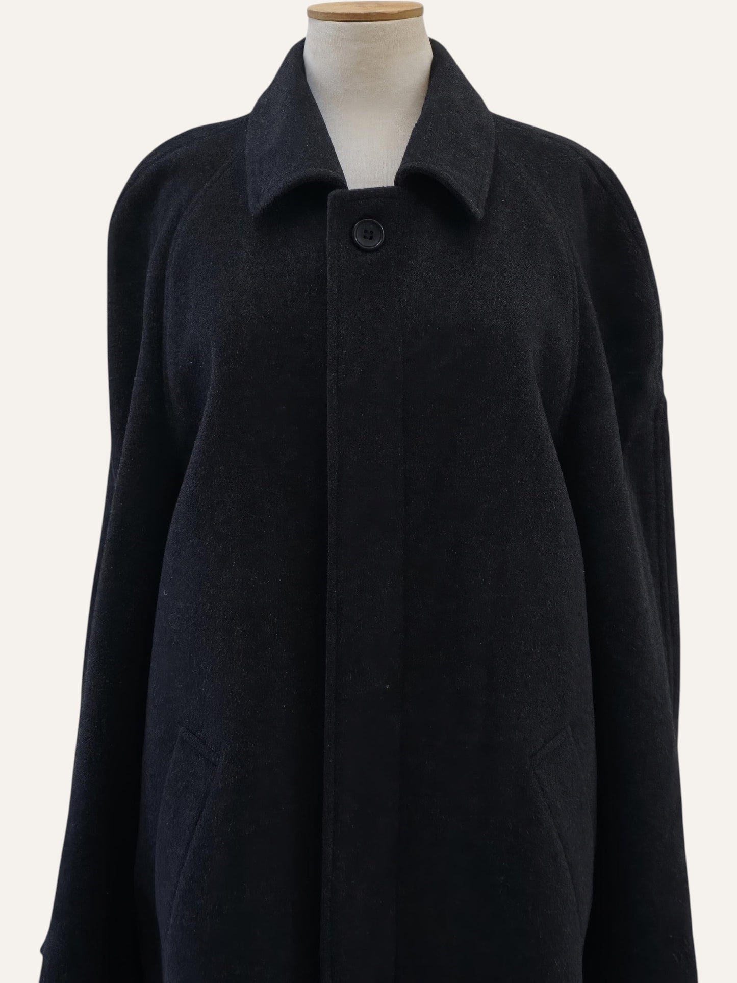YORN Pure Cashmere Balmacaan Maxi Coat
