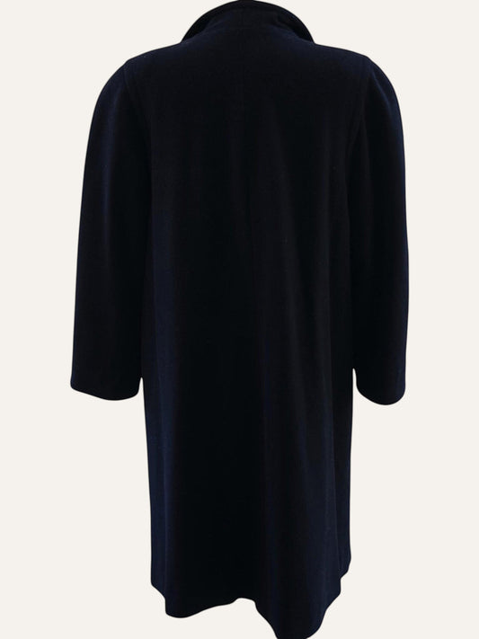 Single Breasted Cashmere & Wool Coat
