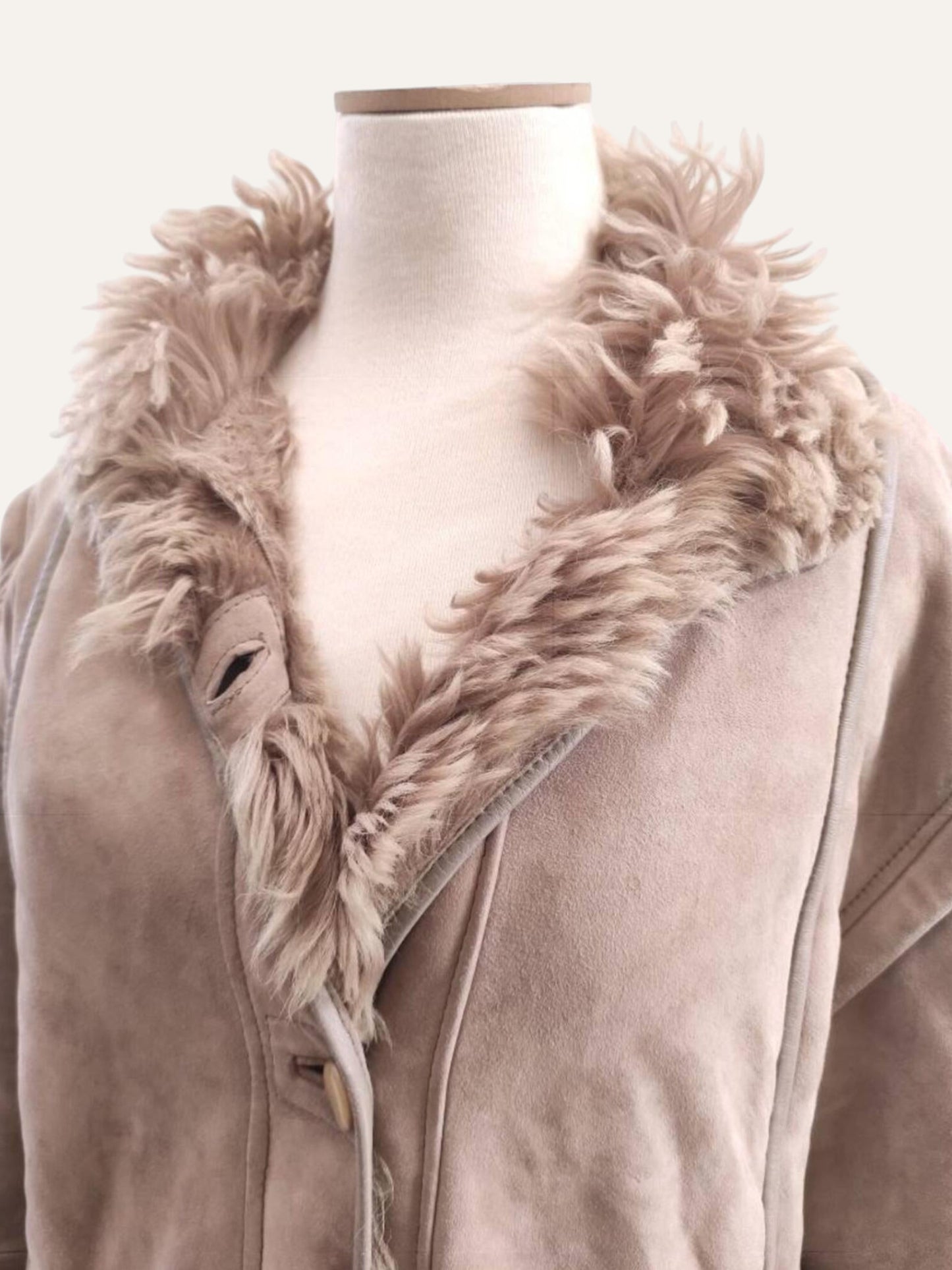 Fluffy Shearling Bomber