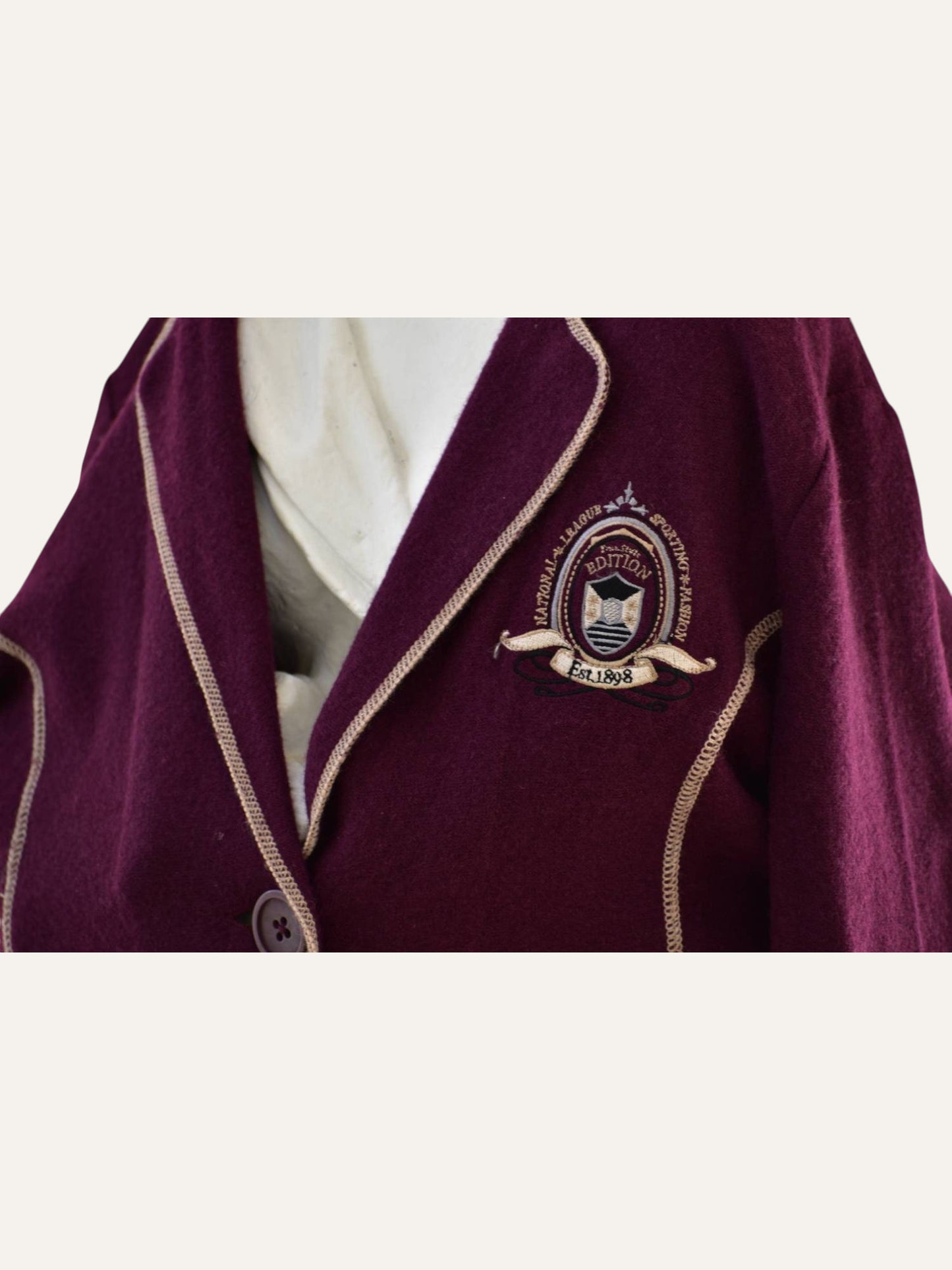 Dark Academia Wool Jacket
