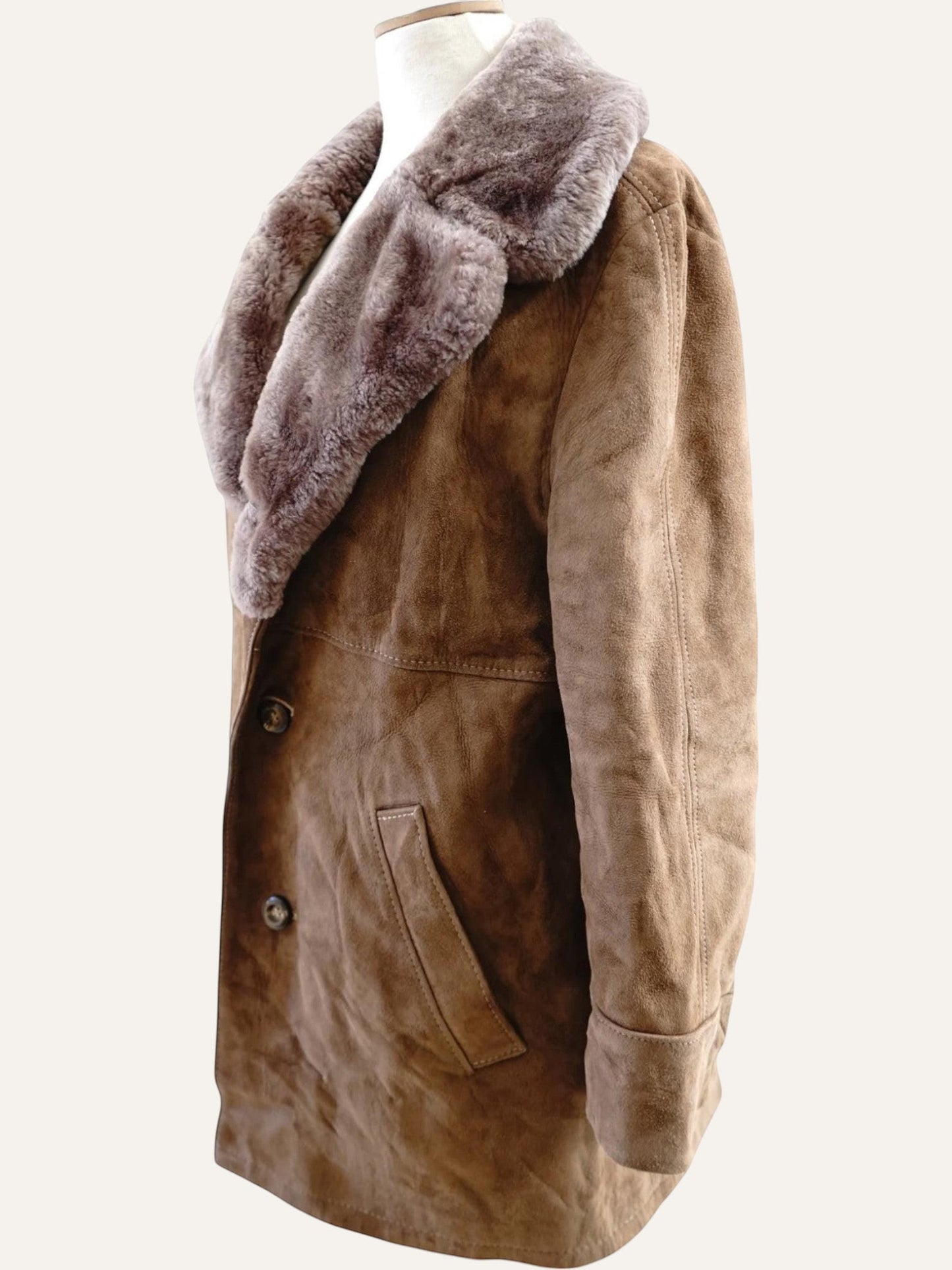 Oversized Sheepskin Coat
