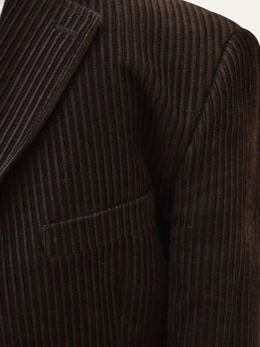 Just Cavalli Cotton Corduroy Coat