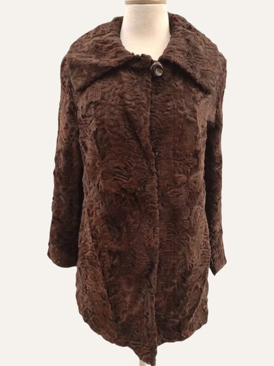 Astrakhan Swakara Fur Coat