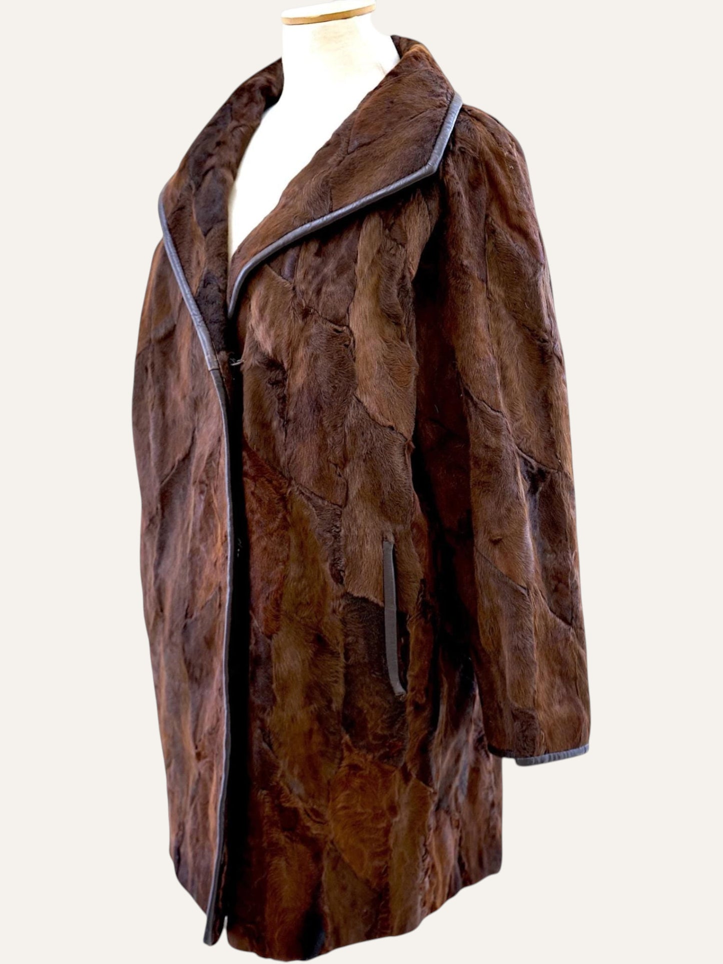 Vintage Ranch Horse Hair Fur Coat