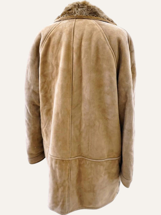 Nude Natural Sheepskin Coat