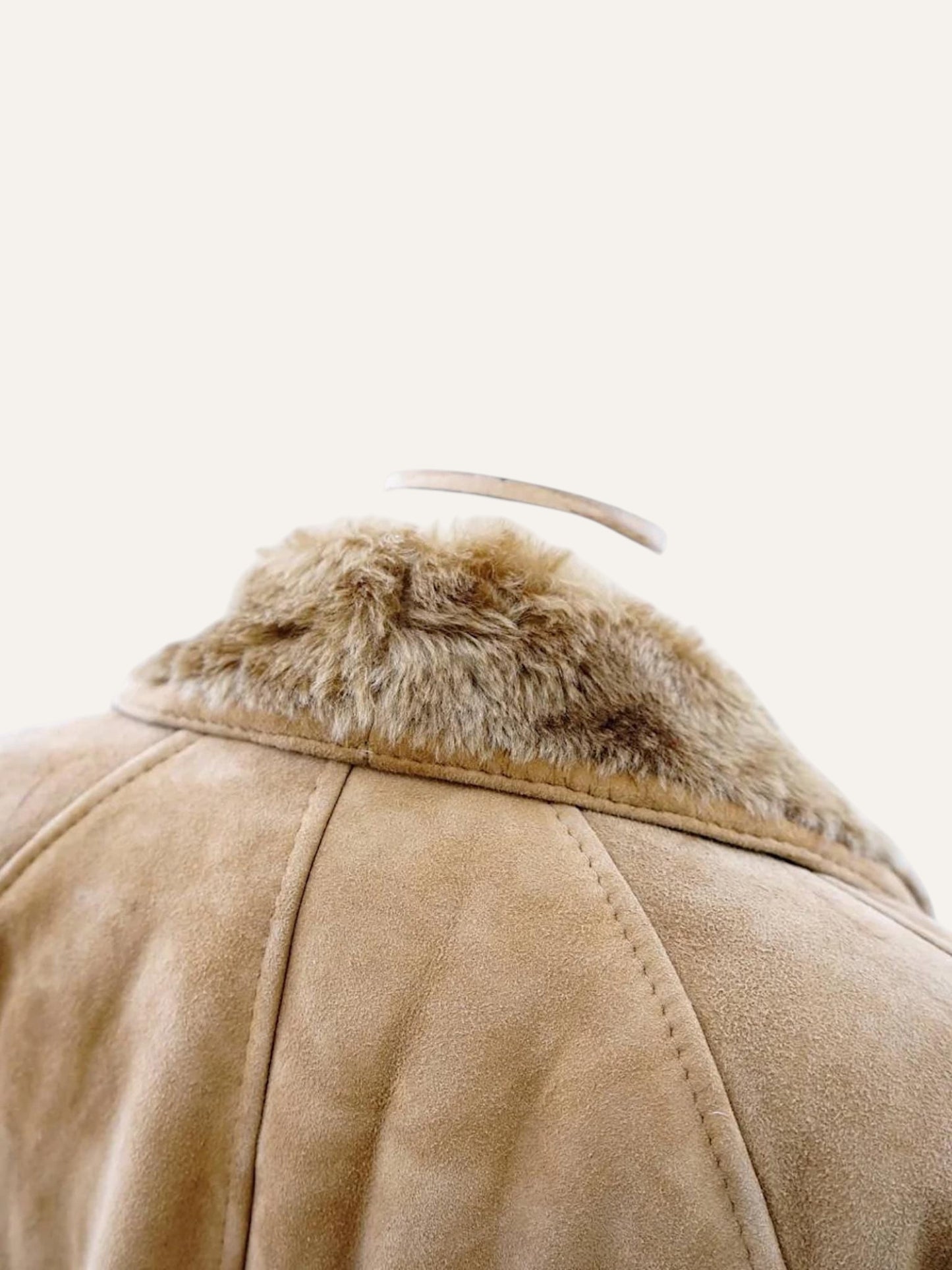 Nude Natural Sheepskin Coat