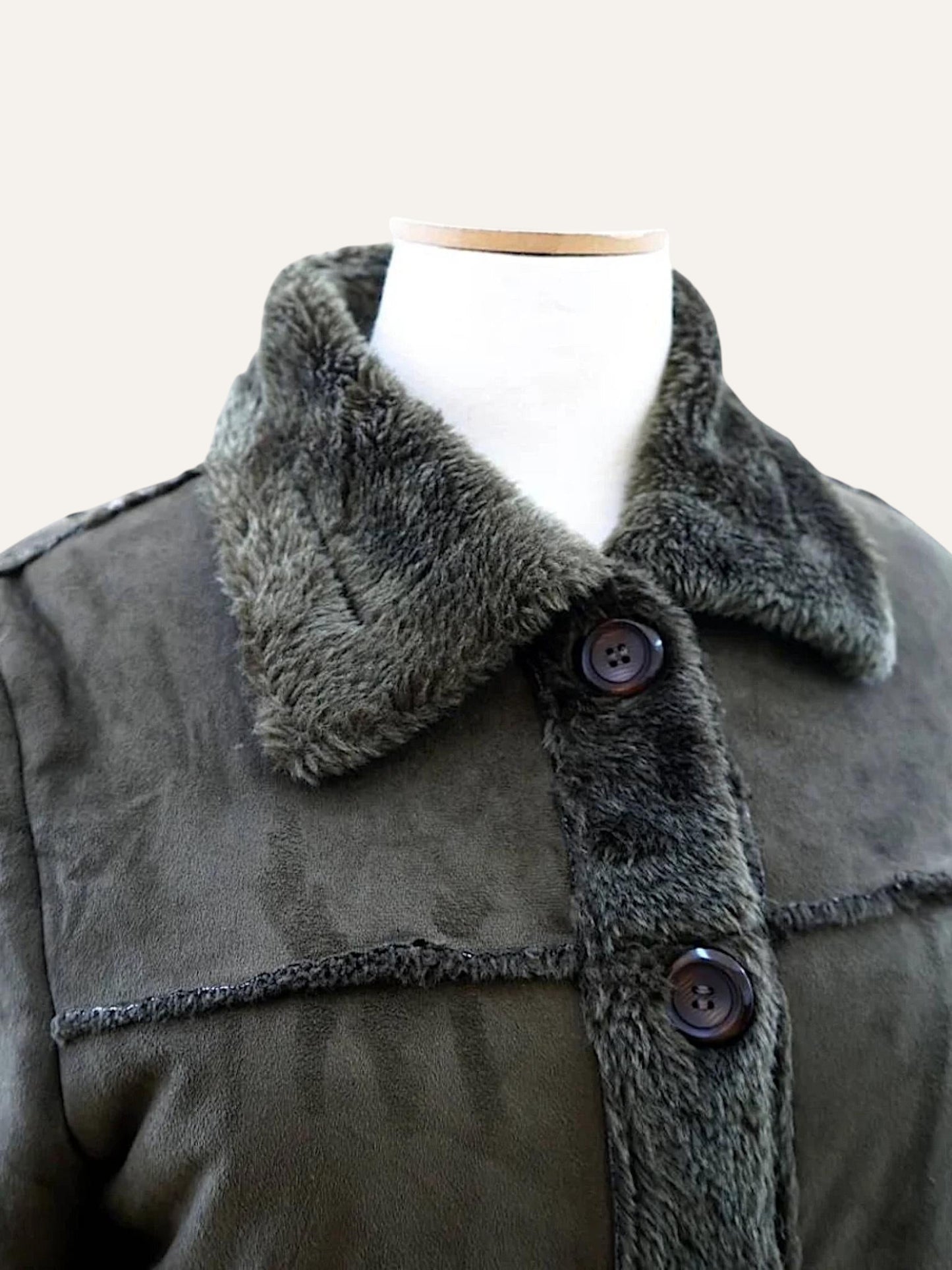 Forget Me Not Faux Shearling Coat