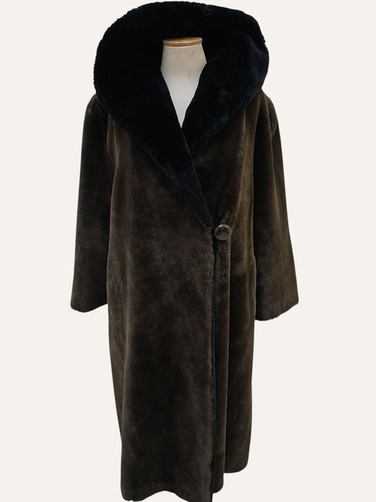 La Babilana Faux Fur Maxi Coat