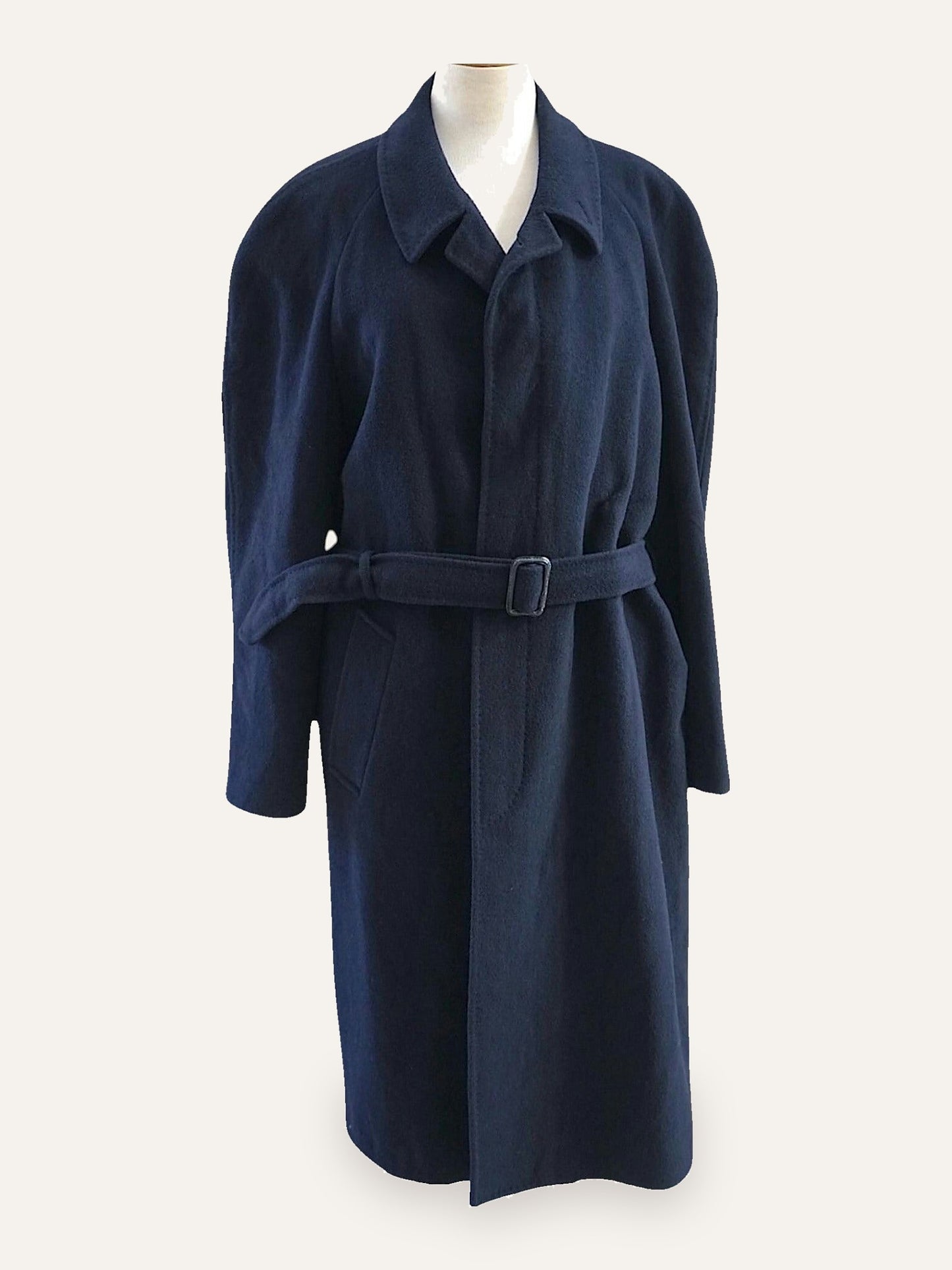Club Wool Belted Raglan Overcoat