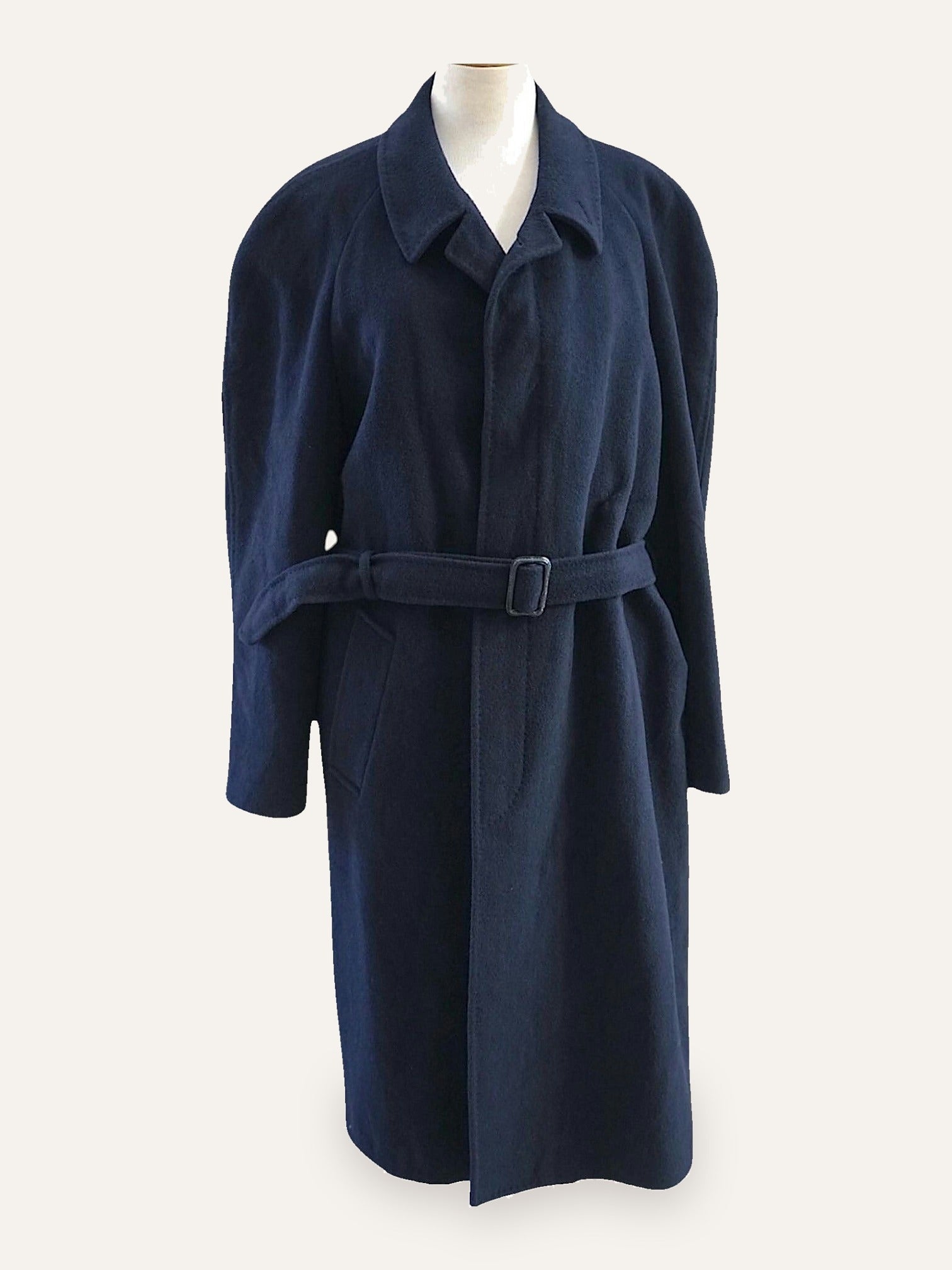 Club Wool Belted Raglan Overcoat