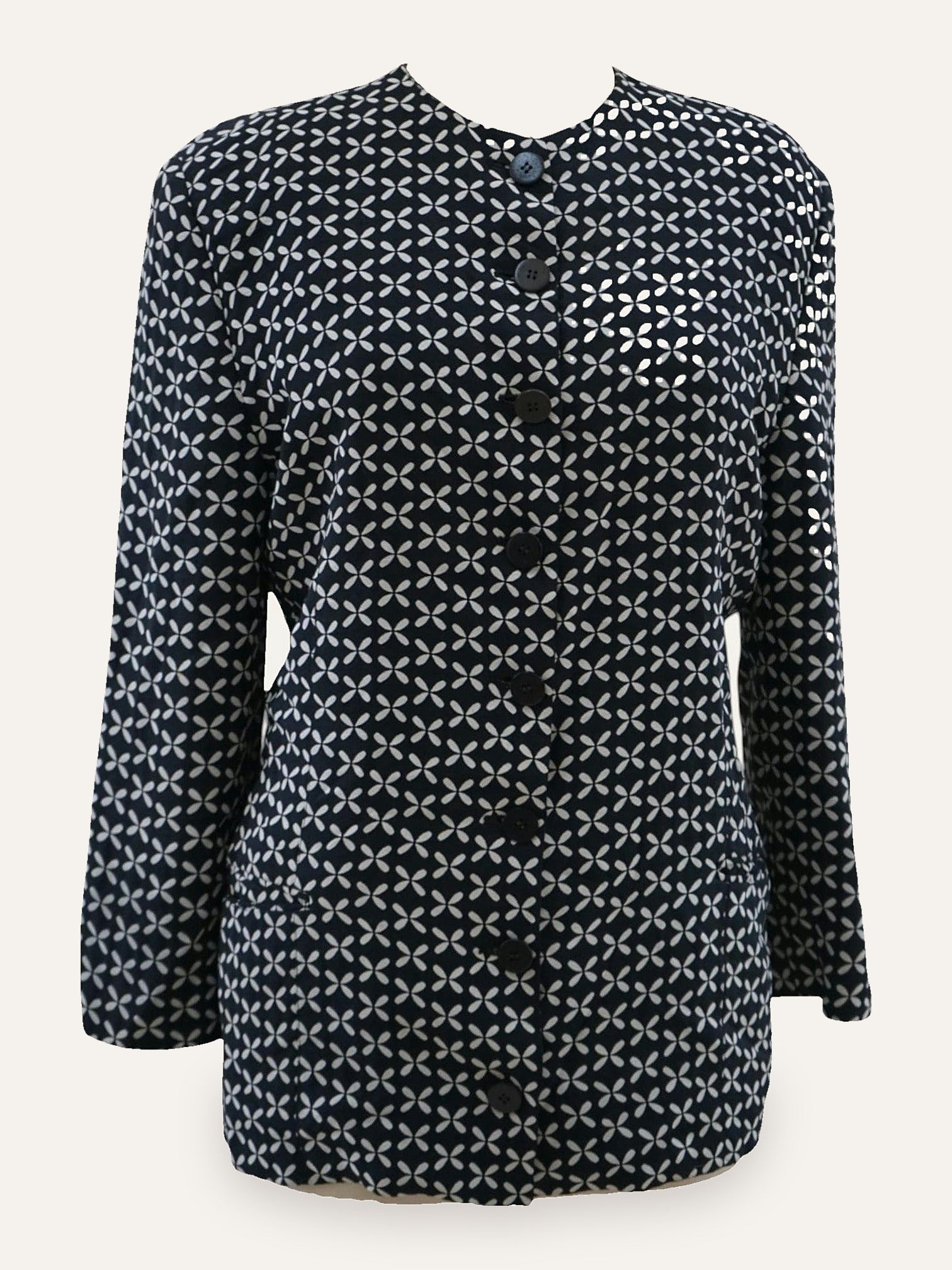 Giorgio Armani Milano Geometric Jacquard Jacket