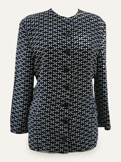 Giorgio Armani Milano Geometric Jacquard Jacket