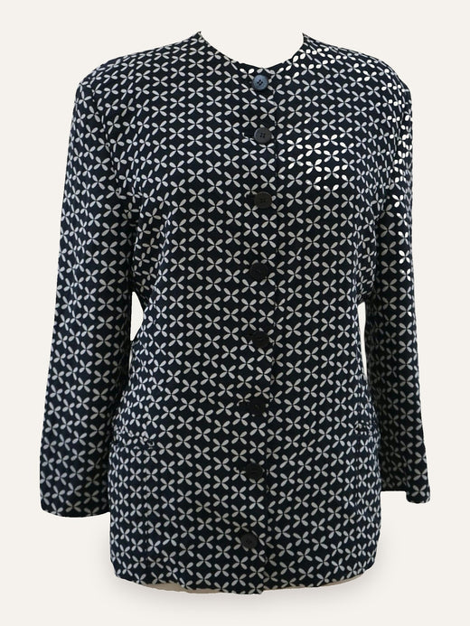 Giorgio Armani Milano Geometric Jacquard Jacket
