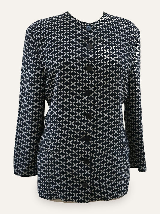 Giorgio Armani Milano Geometric Jacquard Jacket