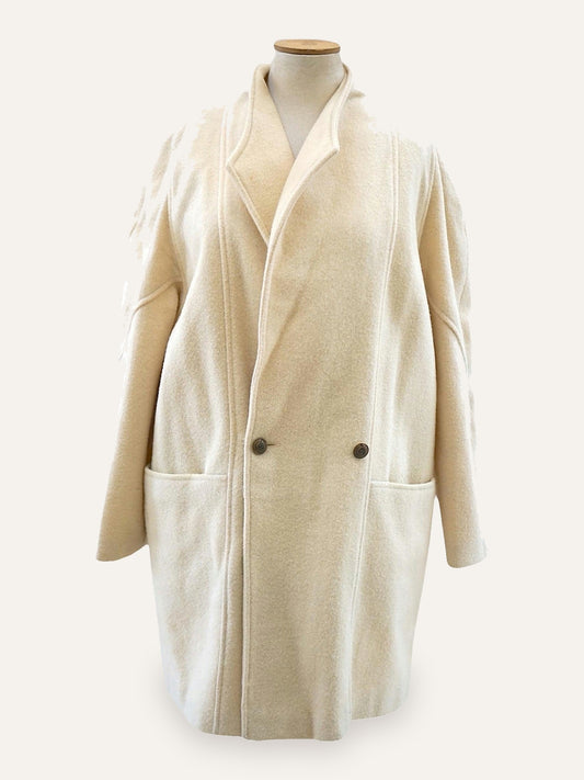 Made in England Pure Wool Cocoon Coat