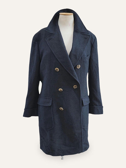 Davide Cenci Roma Double-Breasted Wool Coat