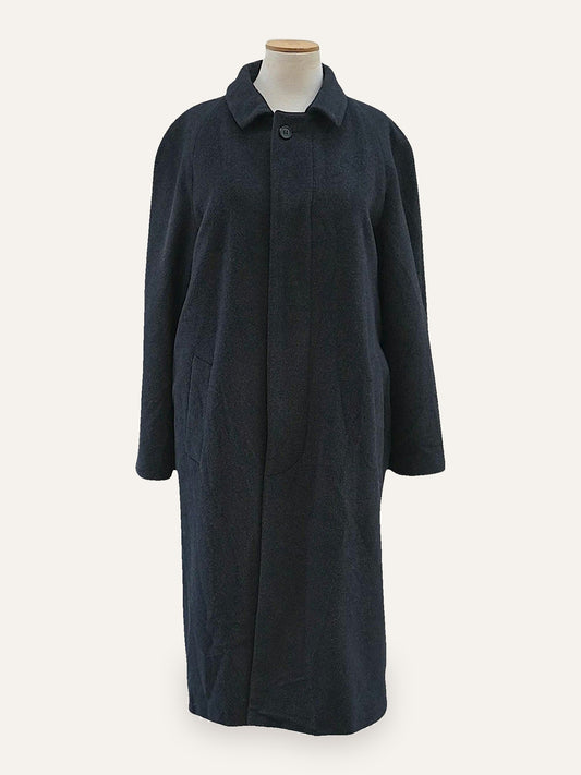 Balmacaan Coat in Cashmere & Wool