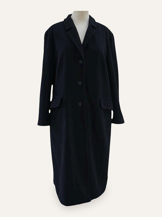 Y2k Cashmere & Wool Full Length Coat