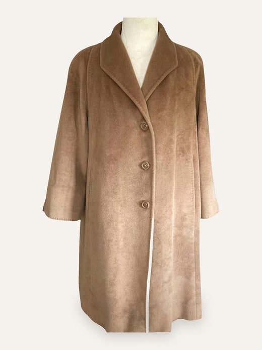 Piacenza 1733 Santina Rovello Brushed Wool Swing Coat