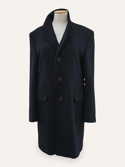 Pure Cashmere Coat in Black