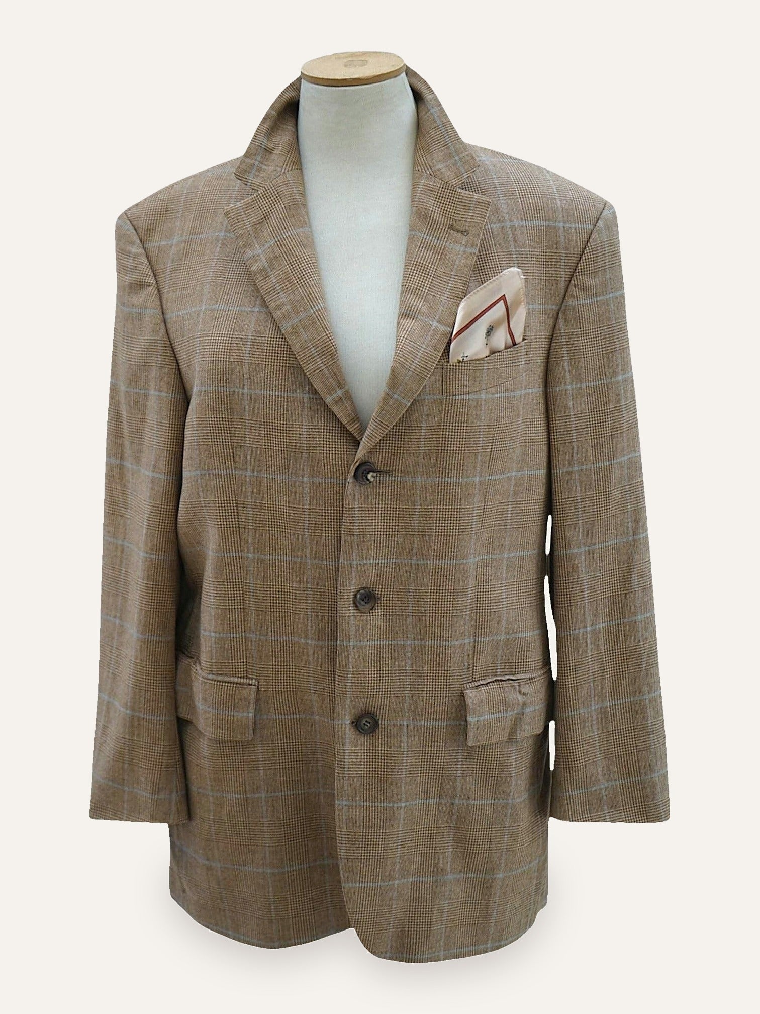 Braun Hamburg Pure Cashmere Prince of Wales Blazer