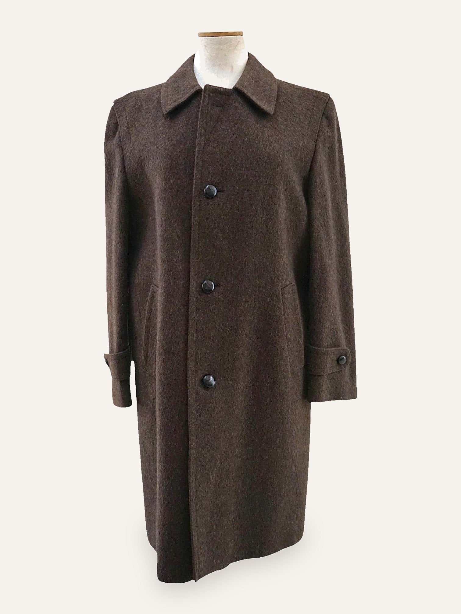 Austrian Loden Wool Overcoat