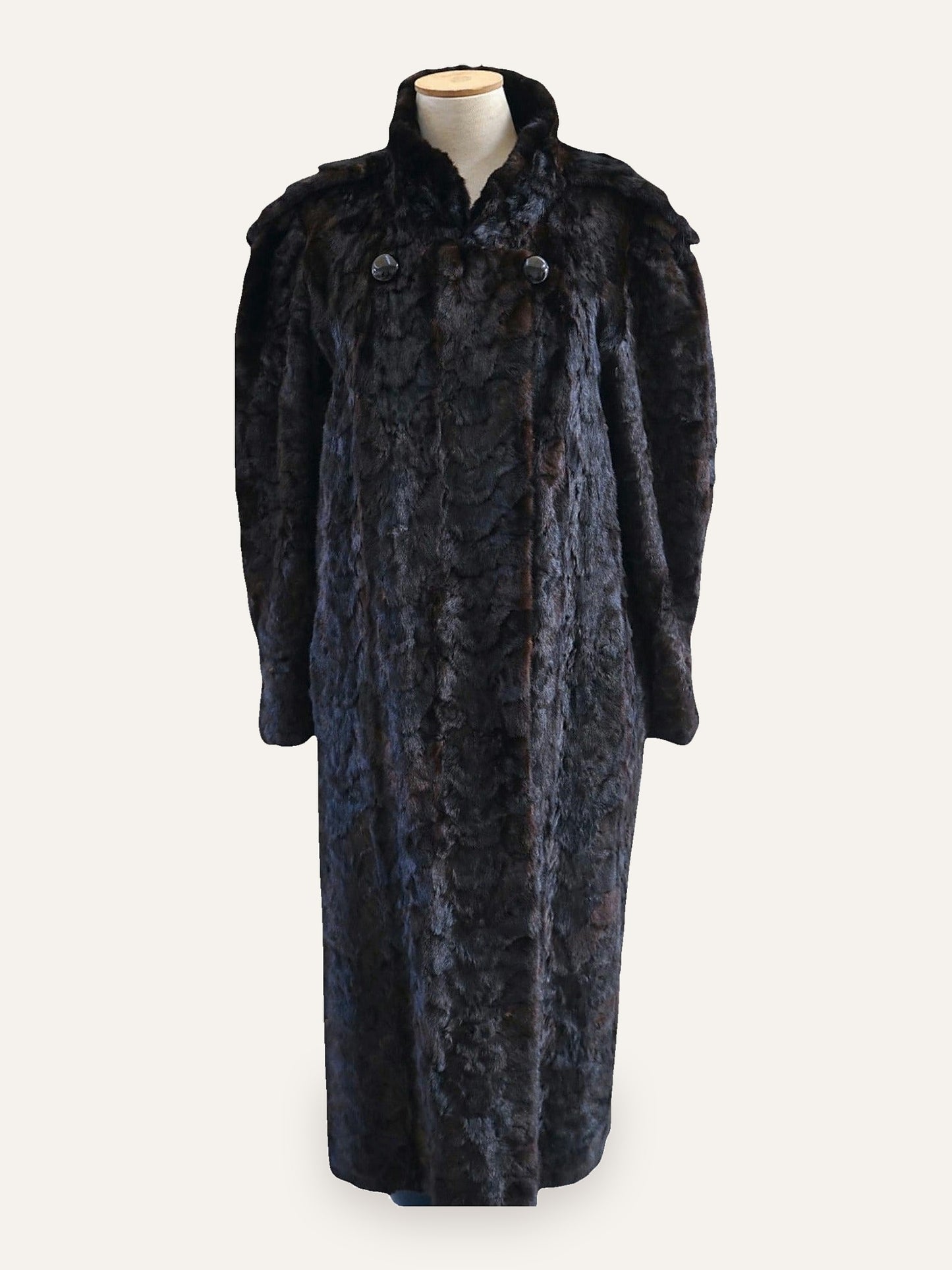 Atelier Sculpted Fur Statement Coat