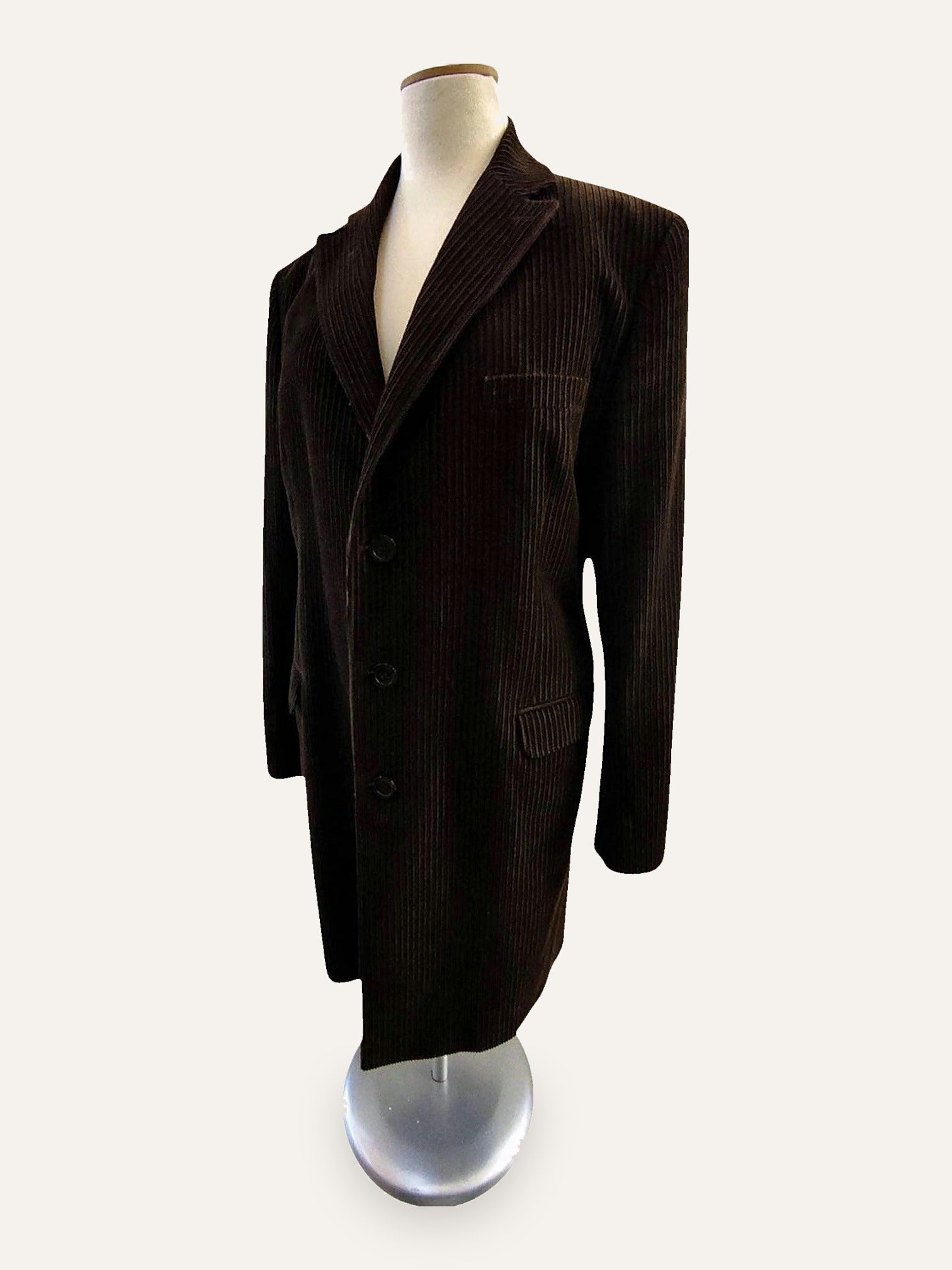 Just Cavalli Cotton Corduroy Coat