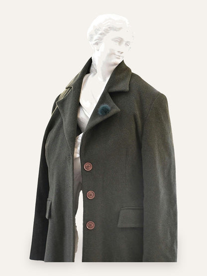 Davina Couture Wool Blend Coat