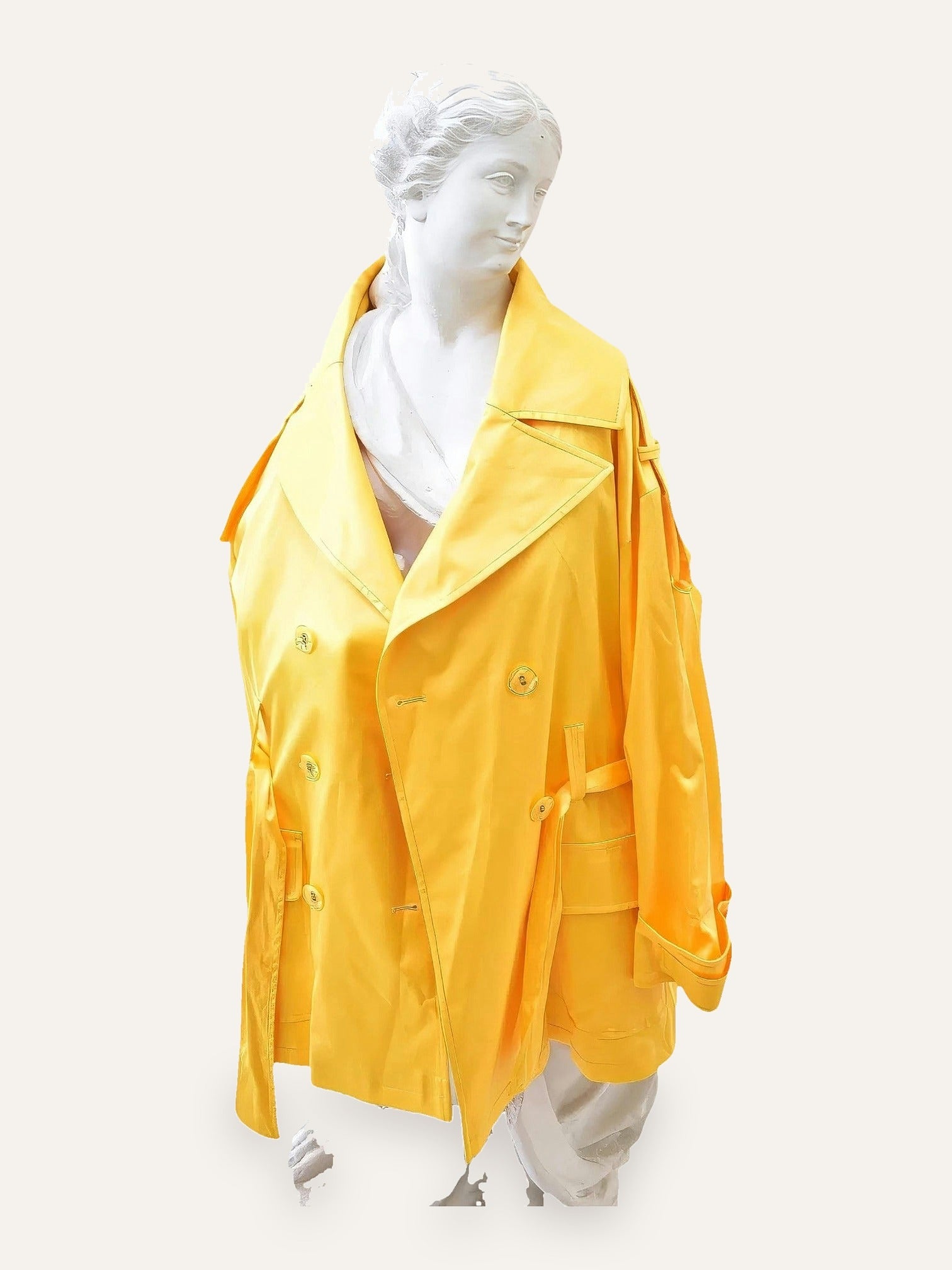 Guy Laroche Studio Satin Trench Coat