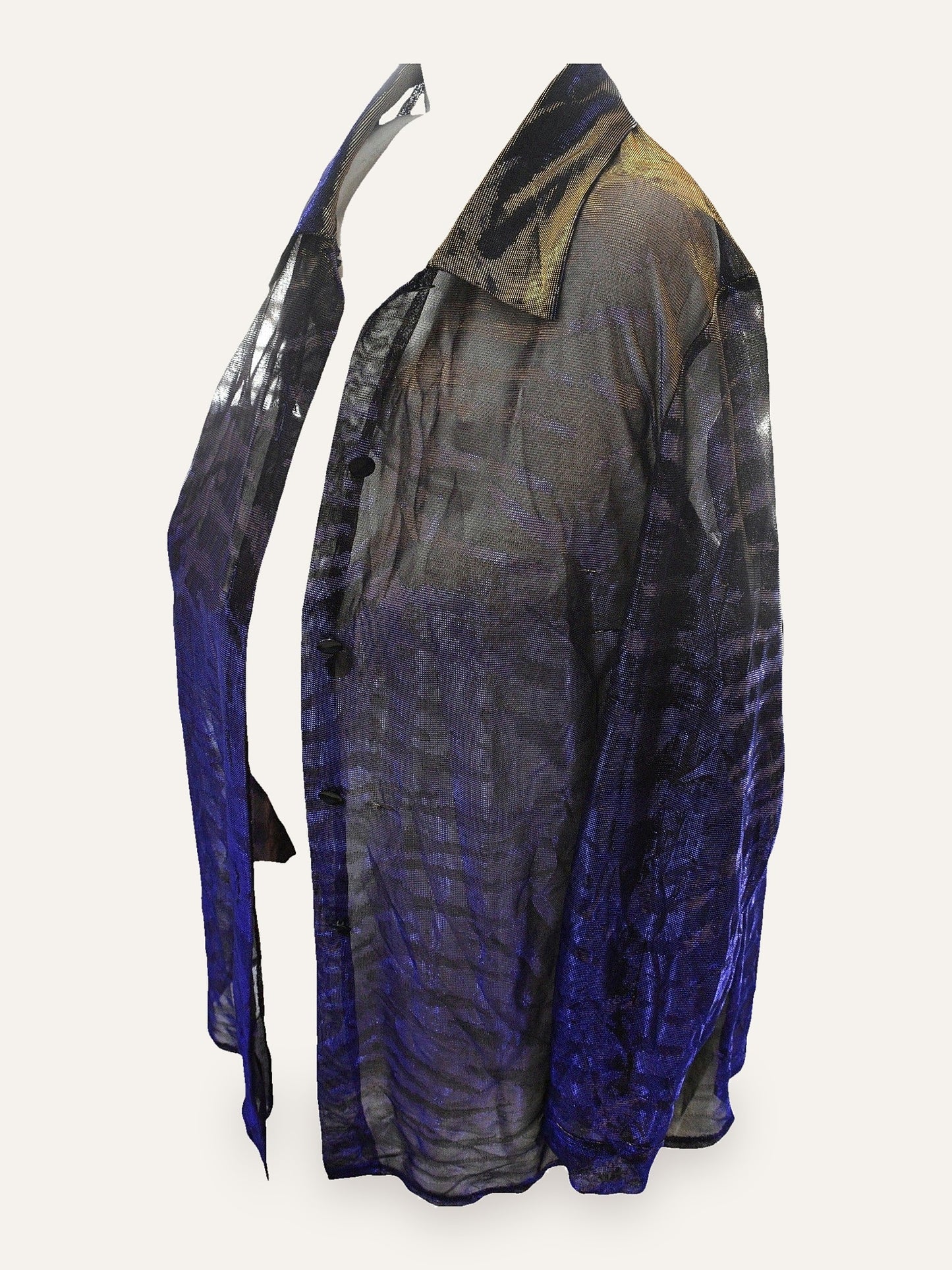 Christine Laure Paris Metallic Mesh Shirt