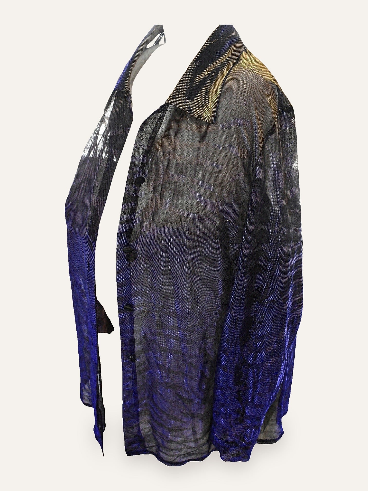 Christine Laure Paris Metallic Mesh Shirt